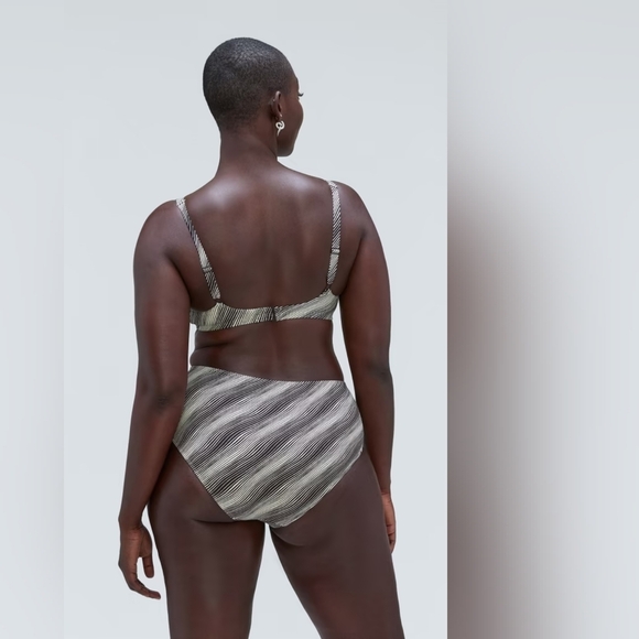 Everlane Swim Bottom Women XS Red Bikini The Hip High Rise Nyle Bathing Suit NEW - Picture 12 of 12